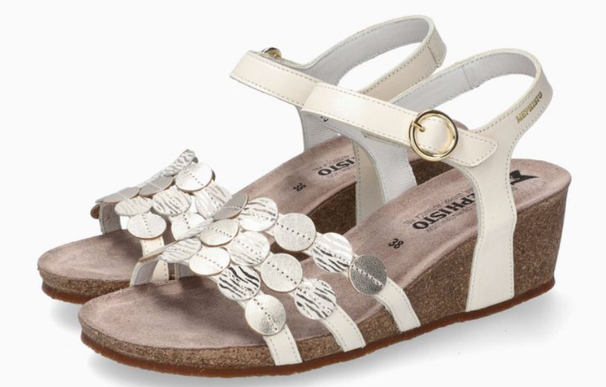 Mephisto Matilde Off White Wedge Comfort Sandal Women's Sizes 35-42 NEW!!!
