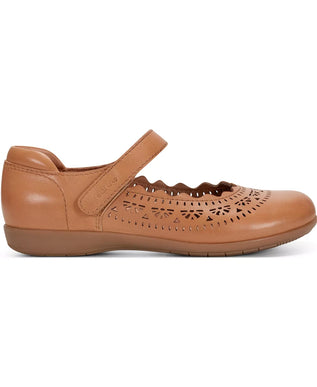 Earth Brady Dark Natural Adjustable Strap Casual Flat Womens sizes 6-10 NEW M