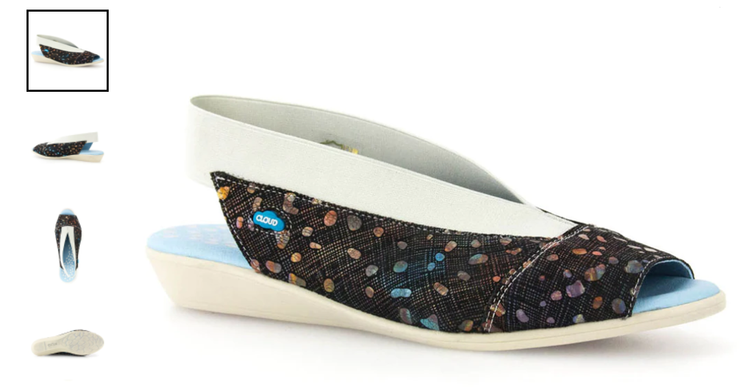 Cloud Caliber Grey Bubbles Slingback Leather Sandal Women's sizes 36-42/NEW!!!