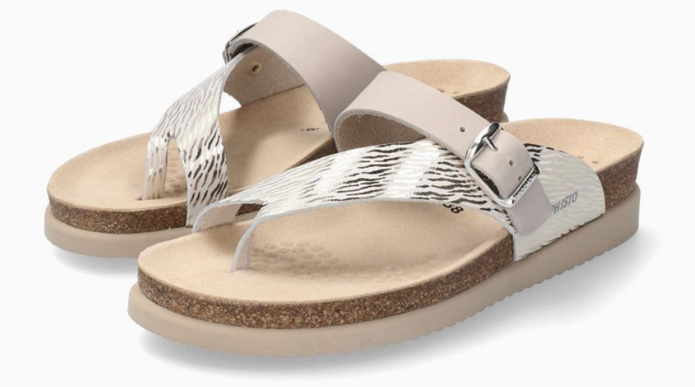 Mephisto Helen Mix Fog Zebra Comfort Sandal Women's EU Sizes 35-42 NEW!!!
