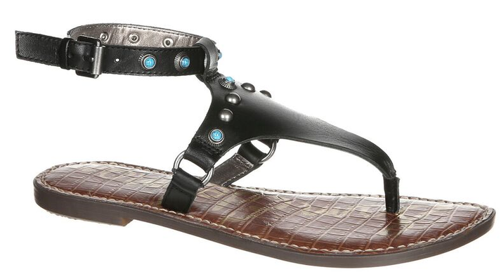 Sam Edelman Galena Black Ankle Strap Sandal Women's sizes 5-11/ NEW!!
