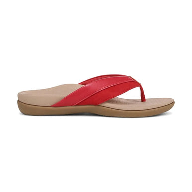 Vionic Shore Fruit Punch Red Leather Sandal Women's sizes 5-11/NEW!!!
