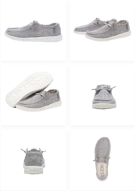 Hey Dude Wendy Linen Iron Sneaker Slip On Women's Sizes US 6-10/NEW!!