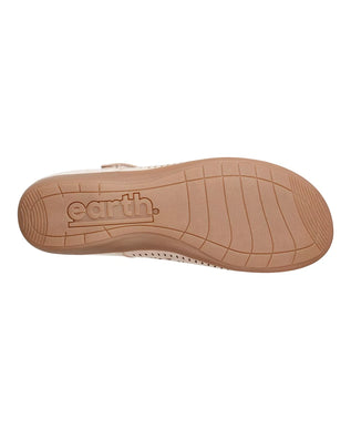 Earth Brady Dark Natural Adjustable Strap Casual Flat Womens sizes 6-10 NEW M