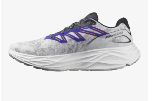Salomon Aero Glide 2 White/Phantom/Spectrum Running Shoe Men's US Sizes 7-14 NIB