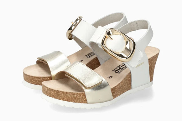 Mephisto Leandre Gold Wedge Comfort Sandal Womens sizes 36-42 NEW