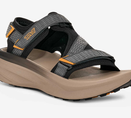 Teva Aventrail R2T Black/Sunflower Trail Running Sandal Mens US Sizes 8-14 NIB
