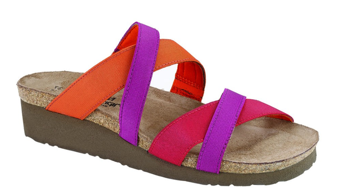 Naot Roxanna Stretch Red/Orange Sandal Women's size 35 NEW!!!