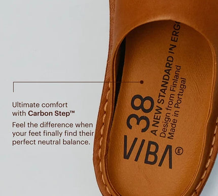 VIBAe SAINT TROPEZ Cognac Leather Sandal EU Unisex sizes W6/36-M15/48