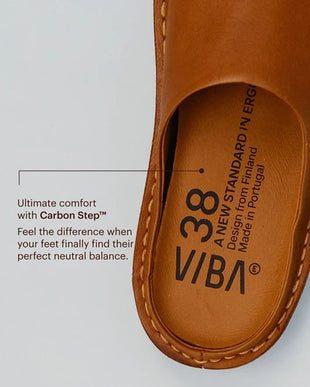 VIBAe SAINT TROPEZ Cognac Leather Sandal EU Unisex sizes W6/36-M15/48