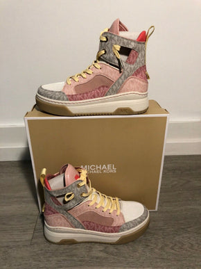 Michael Kors Matson High Top Multi Tech Canvas Sneakers Women's sizes 5-10/NEW!!