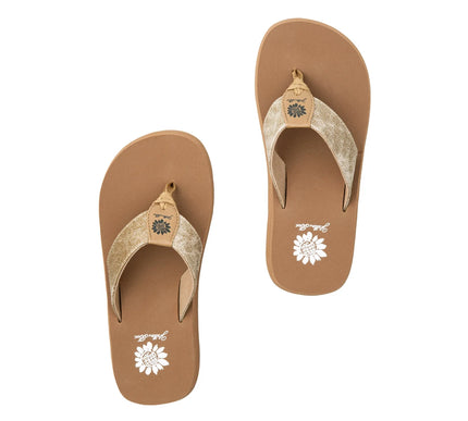 Yellow Box Fremont Bronze Flatform Toe Post Sandal Women's sizes 6-10/NEW!!!