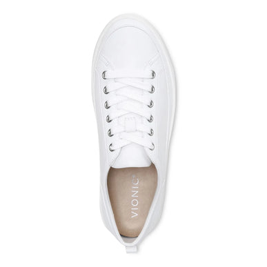 Vionic Winny White Nappa Leather Sneaker Women sizes 5-11/NEW!!