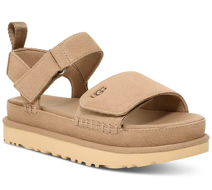 UGG Goldenstar Sand Suede Platform Sandal Women's US sizes 5-12/NEW!!!