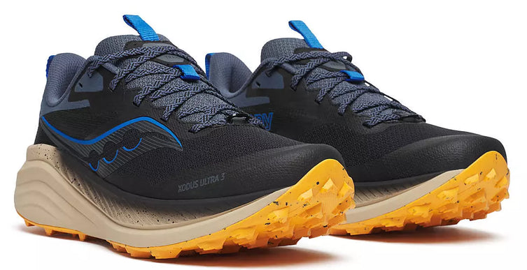 Saucony Xodus Ultra 3 Black/Dusk Trail Running Shoe Men's US Sizes 7-15 NEW!!