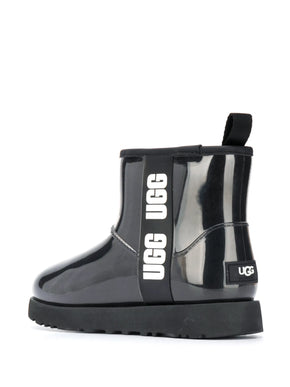 UGG Classic Clear Mini Black Rainboot Women's US size 6/NEW!!!