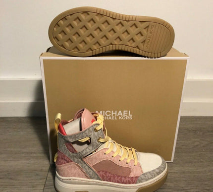 Michael Kors Matson High Top Multi Tech Canvas Sneakers Women's sizes 5-10/NEW!!