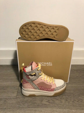 Michael Kors Matson High Top Multi Tech Canvas Sneakers Women's sizes 5-10/NEW!!