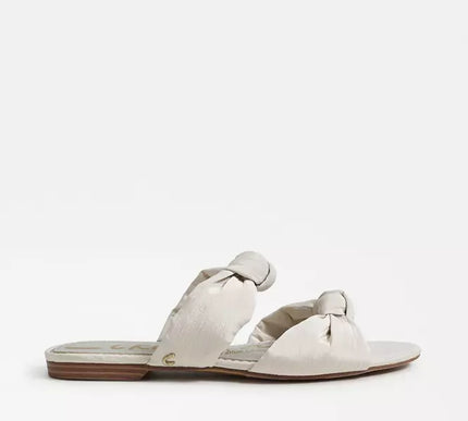 Circus by Sam Edelman Marissa Vanilla Satin Sandal Women's US sizes 6-10 NEW!!