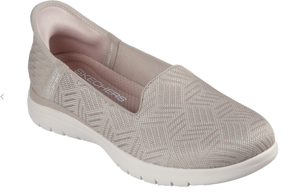 SKECHERS Slip-ins On the Go Flex-Clover Taupe Slip-on Women's sizes 5-12/NEW!!!