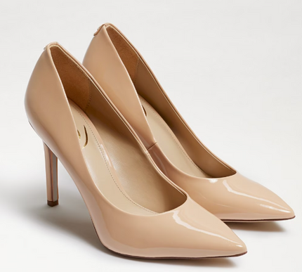 Sam Edelman Hazel Beige Blush Patent Pointed Toe Pump Women's sizes 6-11/ NEW!!!