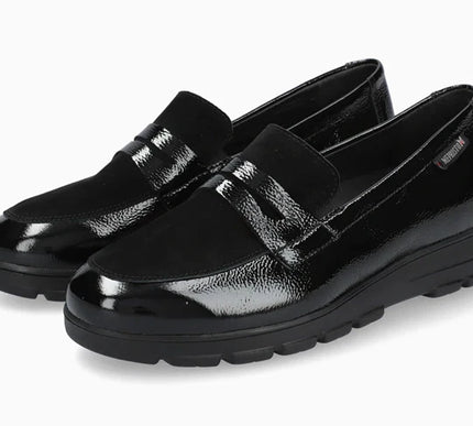 Mephisto Carima Black Vernis 014 Penny Loafer Shoe Womens Sizes 6-11 NEW