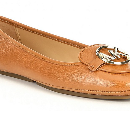 Michael Kors Lillie Moc Luggage Leather w/ Gold Hardware Women's sizes 5-12/NEW!