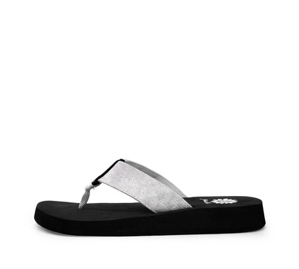 Yellow Box Fremont Silver Flatform Toe Post Sandal Women's sizes 6-10/NEW!!!