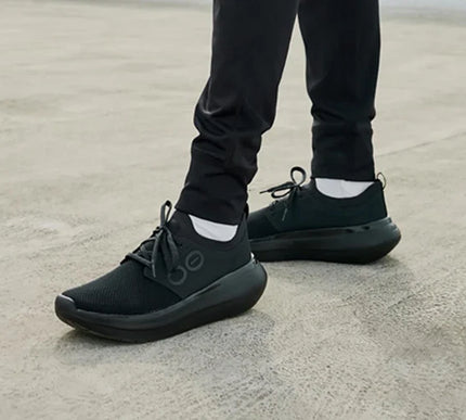 OOFOS OOmy Stride Black Running Walking Shoes Sneakers Mens Sizes M8-M14 NEW