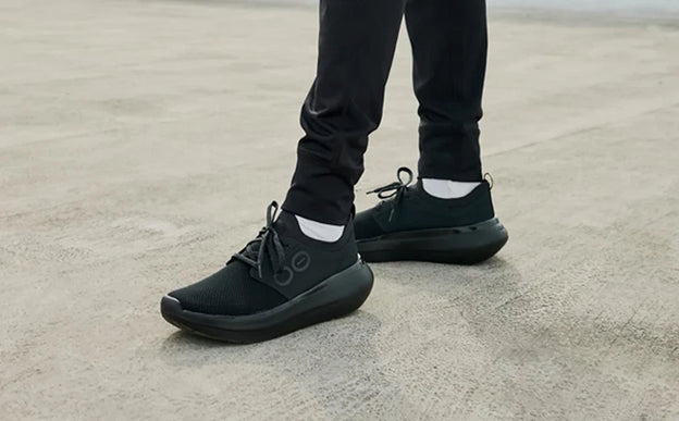 OOFOS OOmy Stride Black Running Walking Shoes Sneakers Mens Sizes M8-M14 NEW