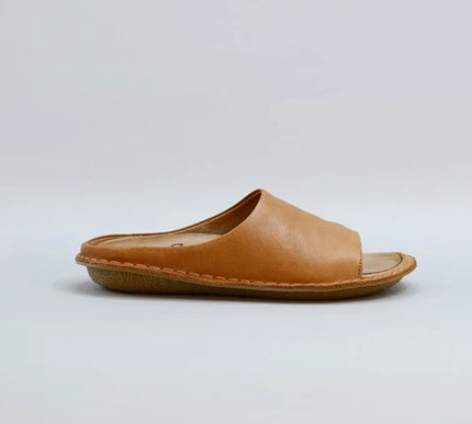 VIBAe SAINT TROPEZ Fawn Tan Leather Sandal EU Unisex sizes W6/36-M15/48 NEW