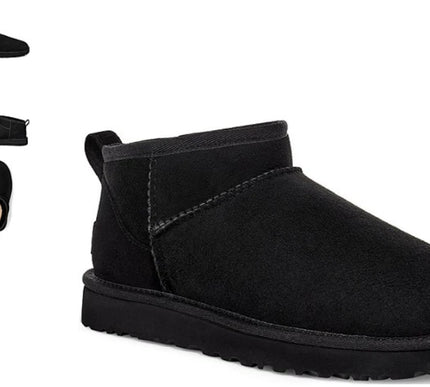 UGG Classic Ultra Mini Black Boot Bootie Women's US sizes 5-11-NEW