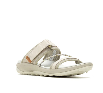 Merrell Terran 4 Slide Silver White Comfort Sandal Women's sizes 5-11/NEW!!!