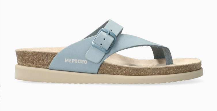 Mephisto Helen Sky Blue Nubuck Comfort Sandal Women's sizes 35-42 NEW!!!
