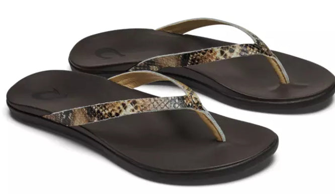 Women's Olukai Ho'opio Leather Flip Flop Sandal Various Colors US Sizes 5-11 NIB