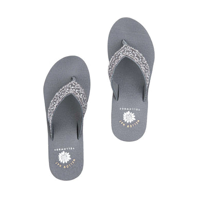Yellow Box Waneta Gray Multi Wedge Toe Post Sandal Women's sizes 6-10/NEW!
