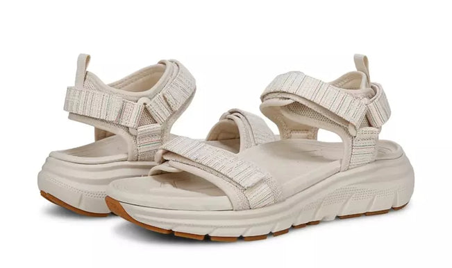 Vionic Walk Max Wanderer Cream Canvas Comfort Sandal Women's sizes 5-11 NEW!!!