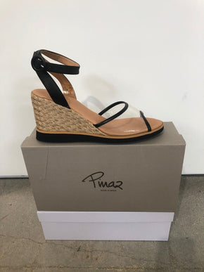 Pinaz Sandal 1501 Vinilo Softy Negro Wedge Women's EU sizes 36-41/6-11 NEW!!!