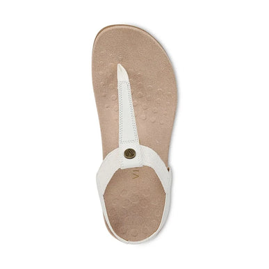 Vionic Brea White Leather Toe Post Slingback Sandal Women's sizes 5-11/NEW!!!