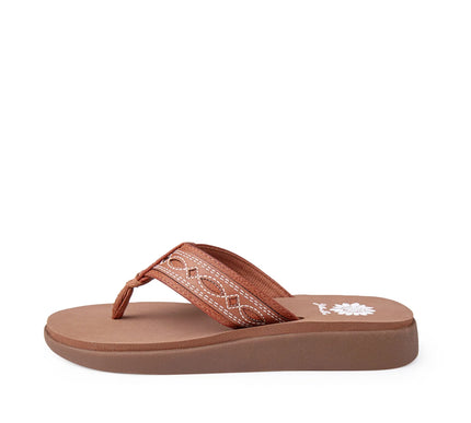 Yellow Box Galya Tan Flatform Toe Post Sandal Women's sizes 6-10/NEW!