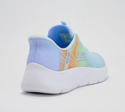 SKECHERS Slip-ins: GO WALK Flex -Nova Blue Multi Sneaker Womens sizes 5-11 NEW