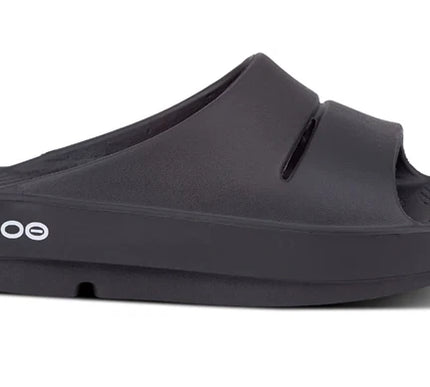 OOFOS OOahh Slide Sandal Black Mens and Womens Sizes M3/W5-M13/W15 NEW