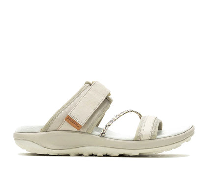 Merrell Terran 4 Slide Silver White Comfort Sandal Women's sizes 5-11/NEW!!!