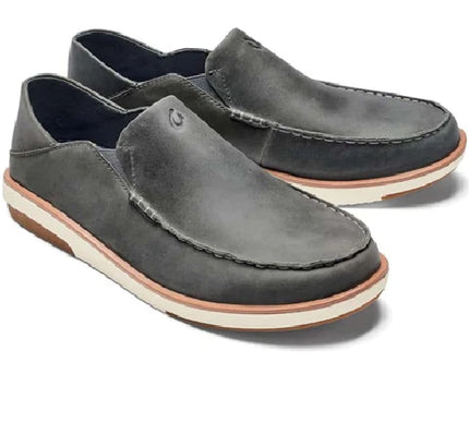 Men's Olukai Kalia Ash Slip-on Shoe Loafer US Sizes 8 and 9 NEW