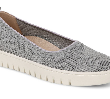 Vionic Uptown Knit Skimmer Light Grey Slip-on Women's sizes 5-11/NEW! MEDIUM