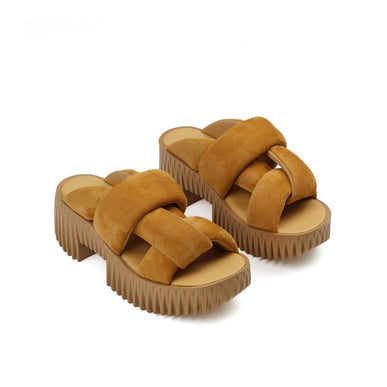 4CCCCEES Plia Semo Tan Sandal Women's Sizes 36-41/6-11 NEW