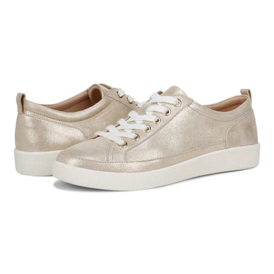 Vionic Winny Gold Metallic Leather Sneaker Women's sizes 5-12/NEW!!