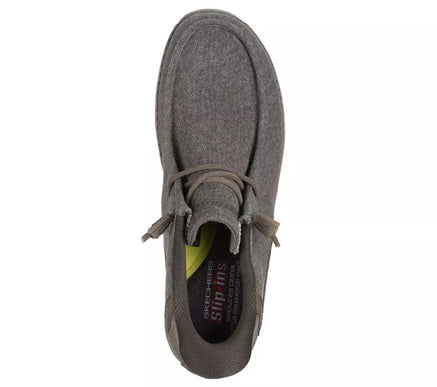 SKECHERS Melson-Coronado Khaki Slip-ins Sneaker Shoe Men's sizes 7-14/NEW!!