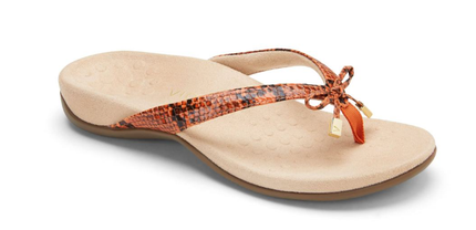 Vionic Bella II Snake Clementine Sandal Flip Flop Women's sizes 5-11 NEW!!!