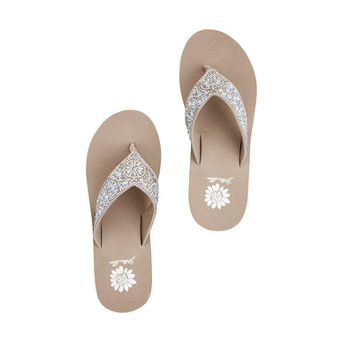 Yellow Box Enola Taupe Wedge Toe Post Sandal Women's sizes 6-10/NEW!